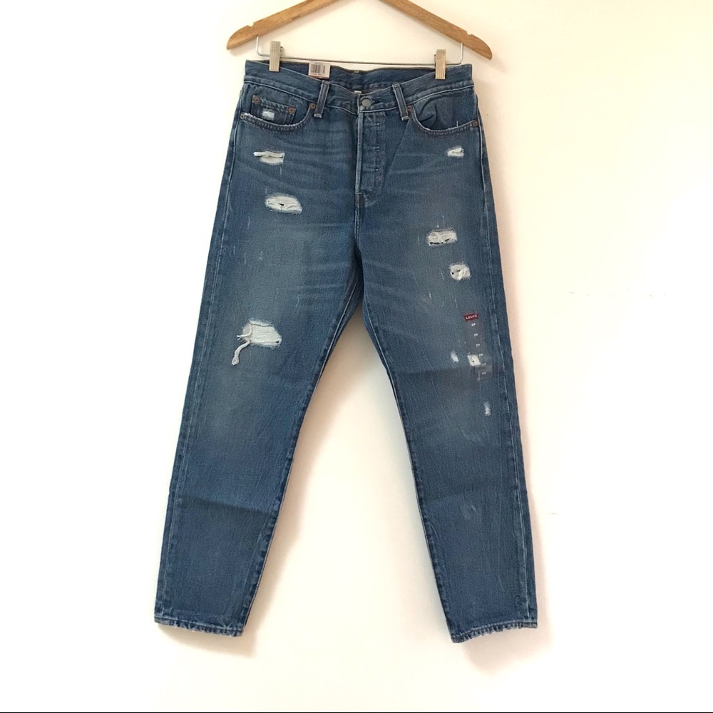 NWT Levi's Wedgie Fit Cropped Jeans 29/27
